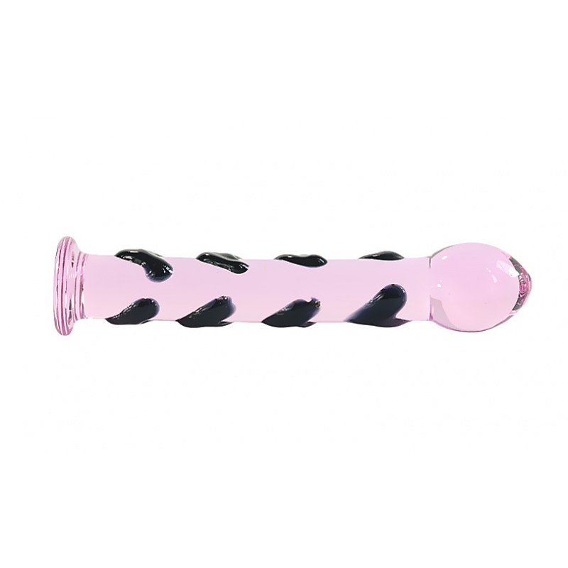 玻璃后庭肛塞仿真阳具冰火两重天男女情趣用品性工具茎体带刺成人高清大图