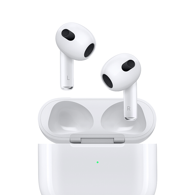 Apple 苹果AirPods3 (第三代) 配MagSafe无线充电盒 无线蓝牙耳机 海外版图片