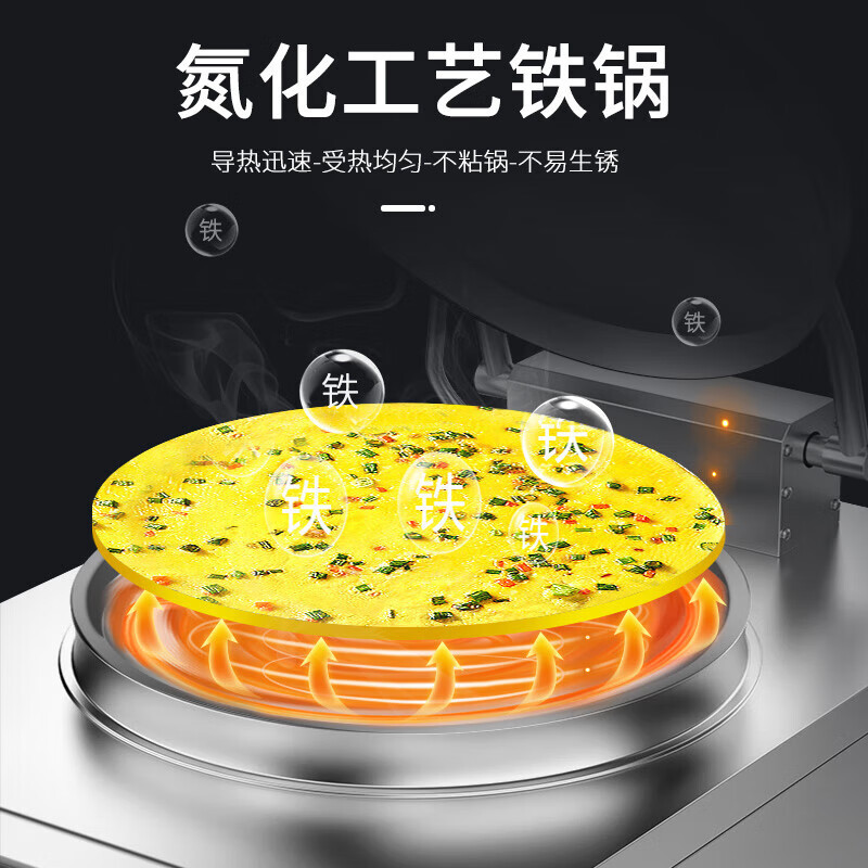 芙伦特 厨房大件商用电饼铛 电饼铛商用大型双面加热 自动电热大号简易立式电饼铛 FLT-GT-LSDBC高清大图