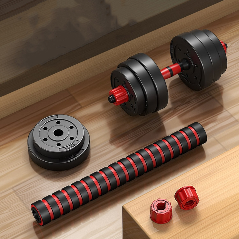古达哑铃男士健身器材家用组合套装杠铃可调节重量一对初学者包胶亚铃