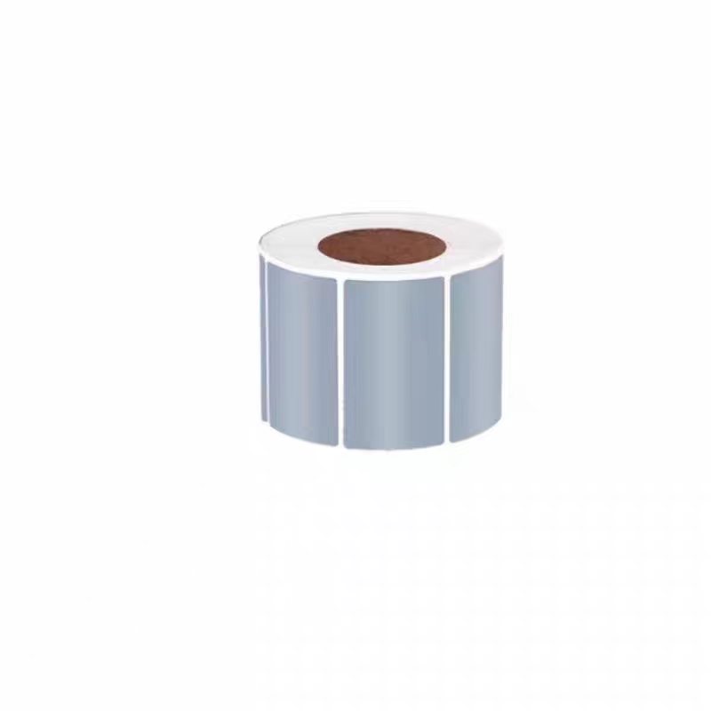 固逸 ZC-500 打印标签纸 资产标签80*60mm 500张/卷 1卷 亚银色高清大图