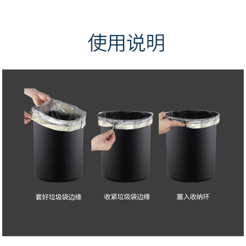 智能感应垃圾桶带盖家用全自动客厅卧室厕所时光旧巷卫生间电动简约垃圾桶