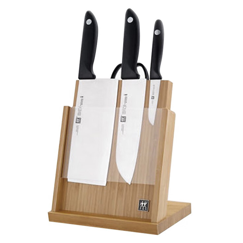 双立人刀具套装5件套磁性竹制插刀架32873-000-752