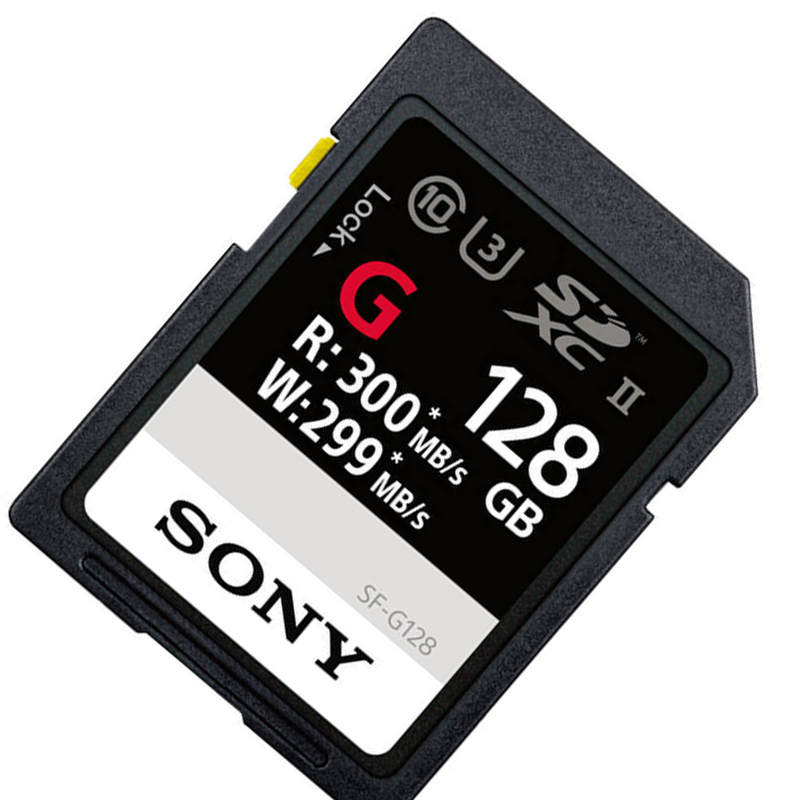 索尼(SONY) SD 128G 300M 存储卡 高速单反微单数码相机高清摄像机导航内存卡 SD卡
