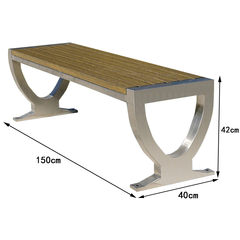 凌迪星户外椅150*40*42cm张高清大图