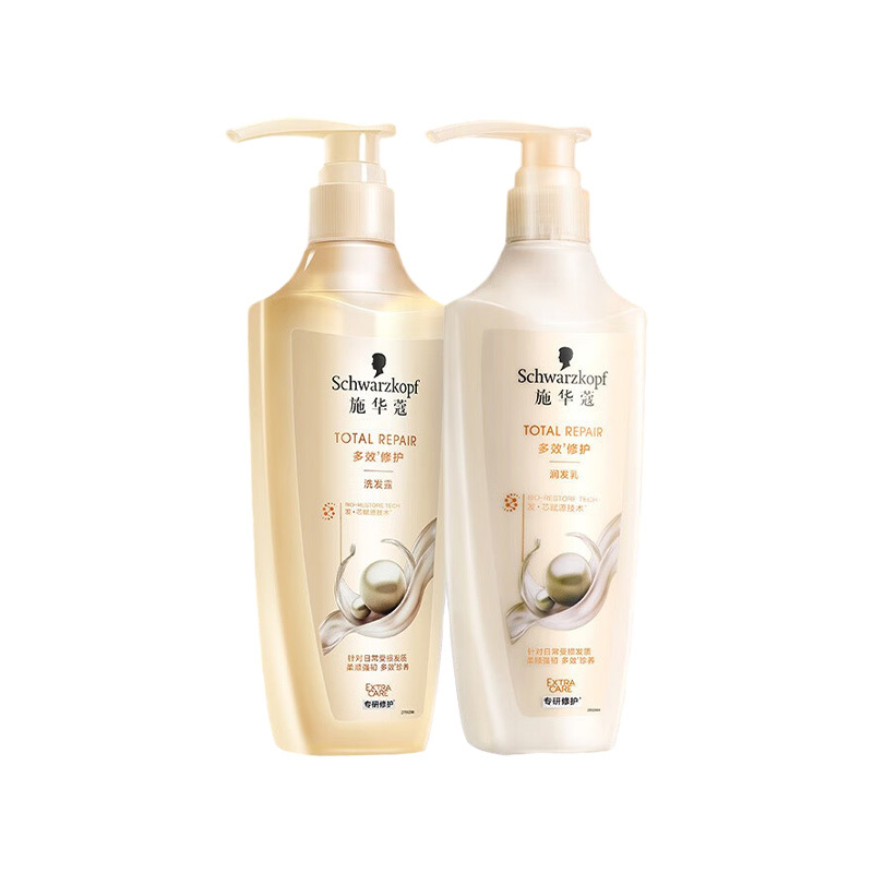 施华蔻多效修护洗发露400ml+润发乳400ml高清大图