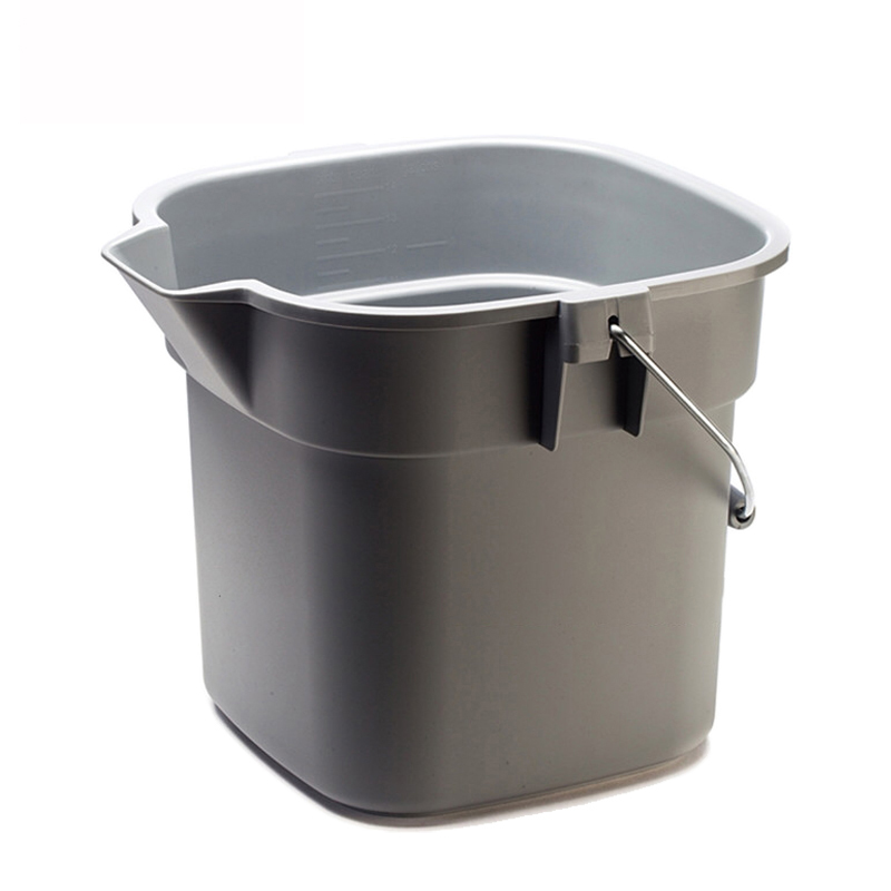 森倍合 塑料多色方形清洁水桶提水桶加水桶拖布桶 14L/个高清大图