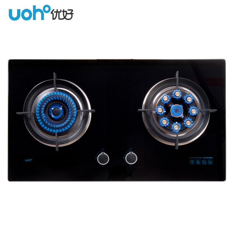 优好(Uoho)5.0KW嵌入式燃气灶台嵌两用煤气灶双灶双眼灶具灶台天然气液化灶台式炉煤气家用灶具 HZ901天然气