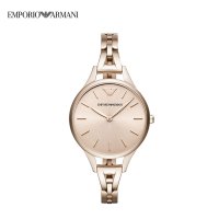 安普里奥·阿玛尼/EMPORIO.ARMANI 手表 玫瑰金休闲女表 石英表