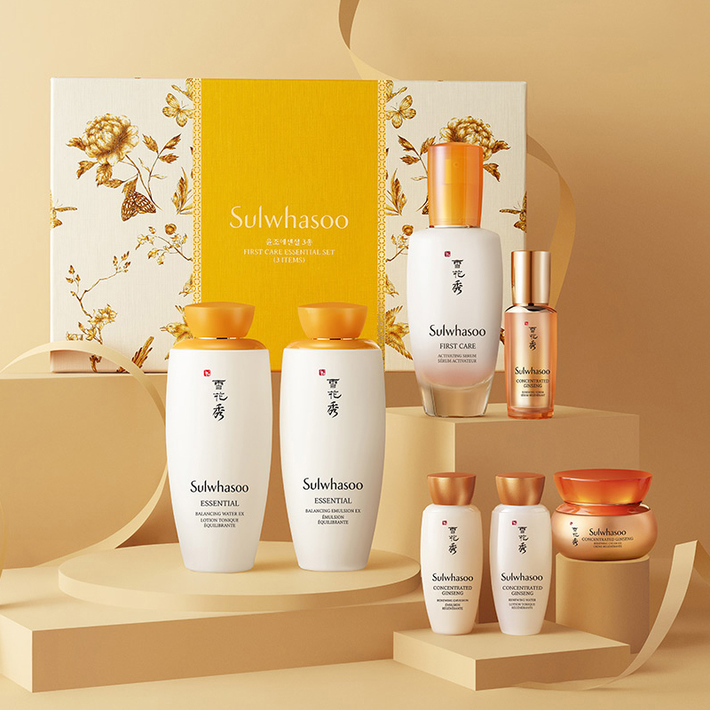SULWHASOO/雪花秀滋盈肌本水乳精华套装 补水保湿