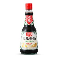 厨邦瓶装410ml淡盐酱油调味品酱油