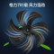 格力(GREE)电风扇 FD-35X65h7 黑色 家用立式落地扇强力轻音低噪广角摇头大风量台式七叶机械台地两用电扇