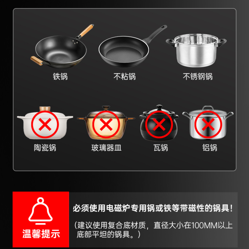 意黛斯YDS-3.5BZ6-2C 商用多头电磁炉大功率煲仔炉 砂锅花甲米粉麻辣烫立式电磁灶六眼电磁煲仔炉 6头3.5KW高清大图