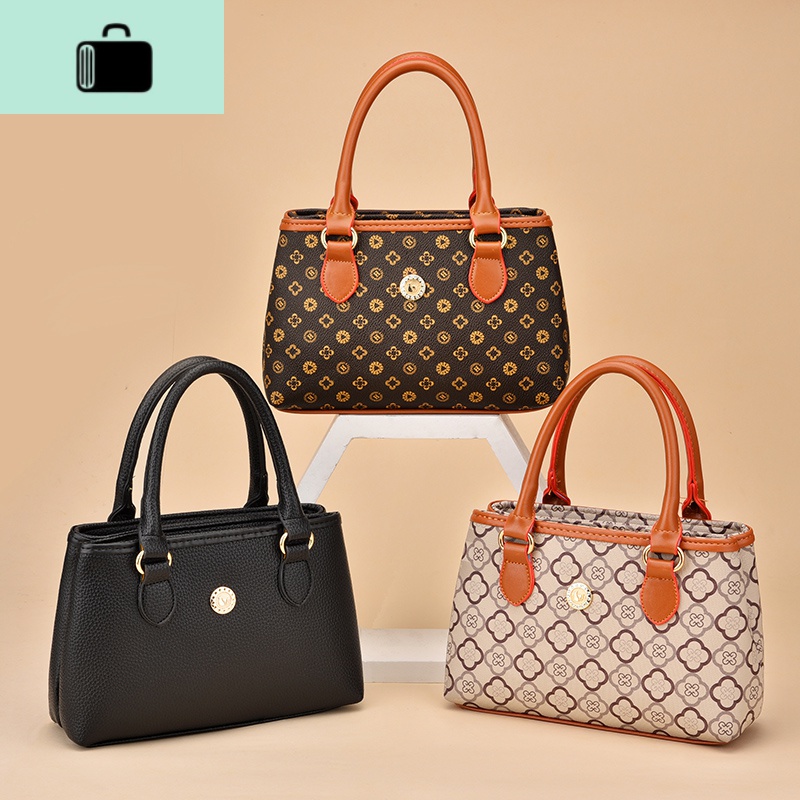 手拎包女2020新款时尚中年妈妈包软皮女包婆婆奶奶买菜手提小包包NEWLAKE高清大图