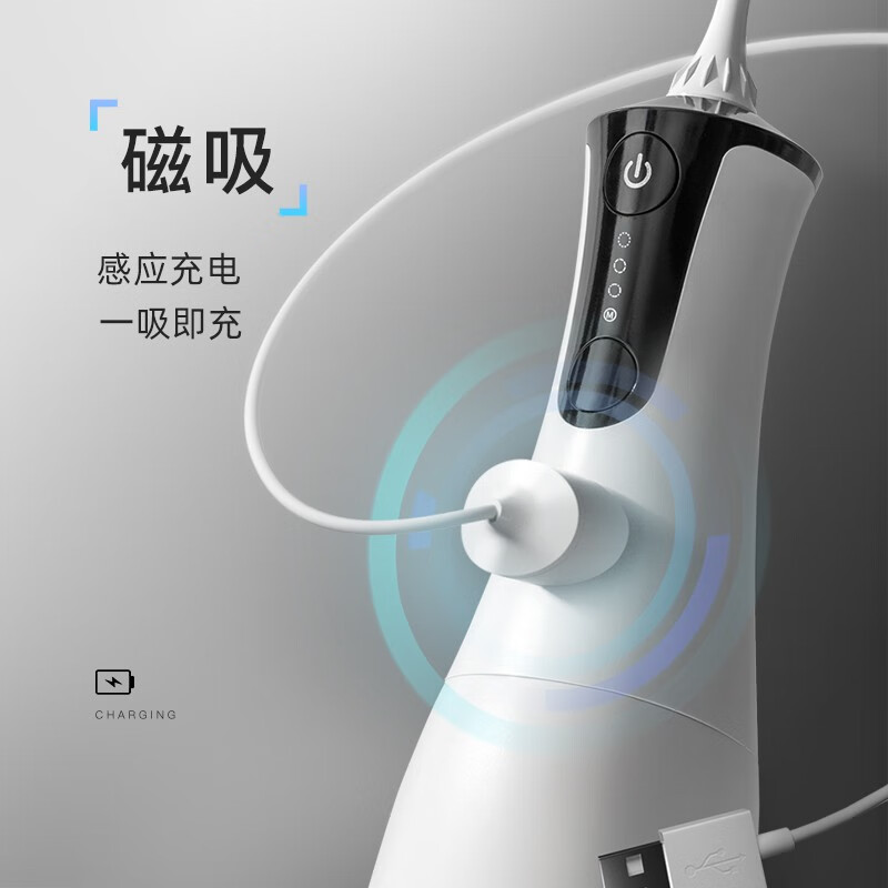 拜尔(BAIR) M4 专业冲牙器 便携式情侣家用正畸洗牙器水牙线电动清洁口腔清洁 送男女朋友 M4[磁吸式充电]高清大图