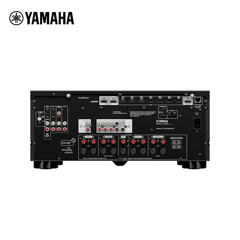 雅马哈(Yamaha)RX-A4A 音响 音箱 家庭影院7.2声道AV功放机 8K杜比全景声DTS 蓝牙WIFI