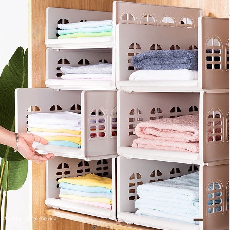 工匠时光搁板 壁架工匠时光可叠加衣柜收纳收纳架分层隔板整理架卧室置物架衣服收纳筐 价格图片品牌报价 苏宁易购工匠时光凯易家具专卖店