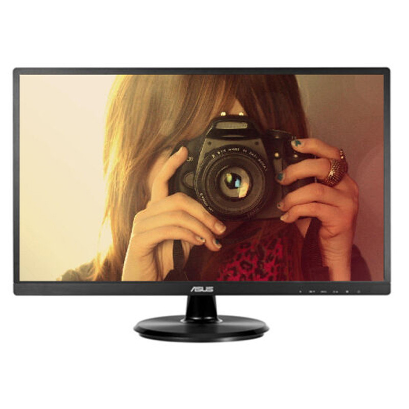 华硕VA249NA 23.8英寸VA广视角LED背光高清电脑液晶显示器屏 黑色