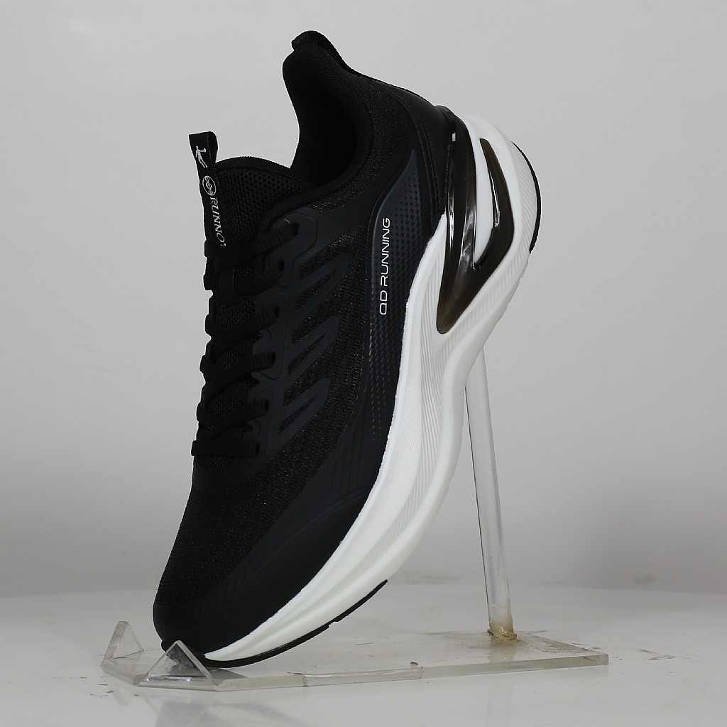 乔丹 跑步鞋女款舒适基础跑鞋运动鞋旅游鞋 透气防滑35-40 QTB022253209 黑色/乔丹白高清大图