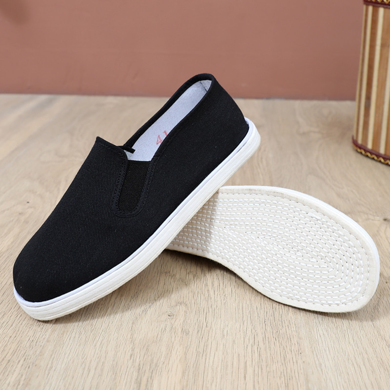 老北京布鞋纯手工纳底布鞋男士千层底布鞋全棉透气防臭软底开车鞋