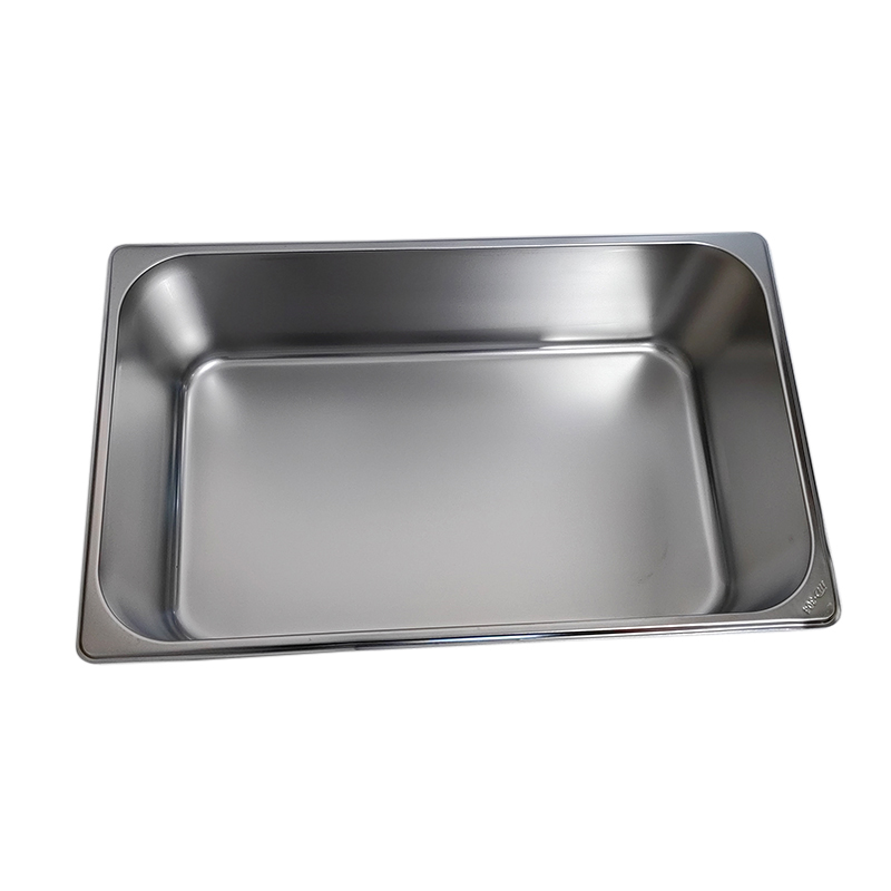 炯毅 不锈钢方盆餐盆商用份数盆1/1分餐盆打菜盆 份数盆304 530*330*150mm 个高清大图