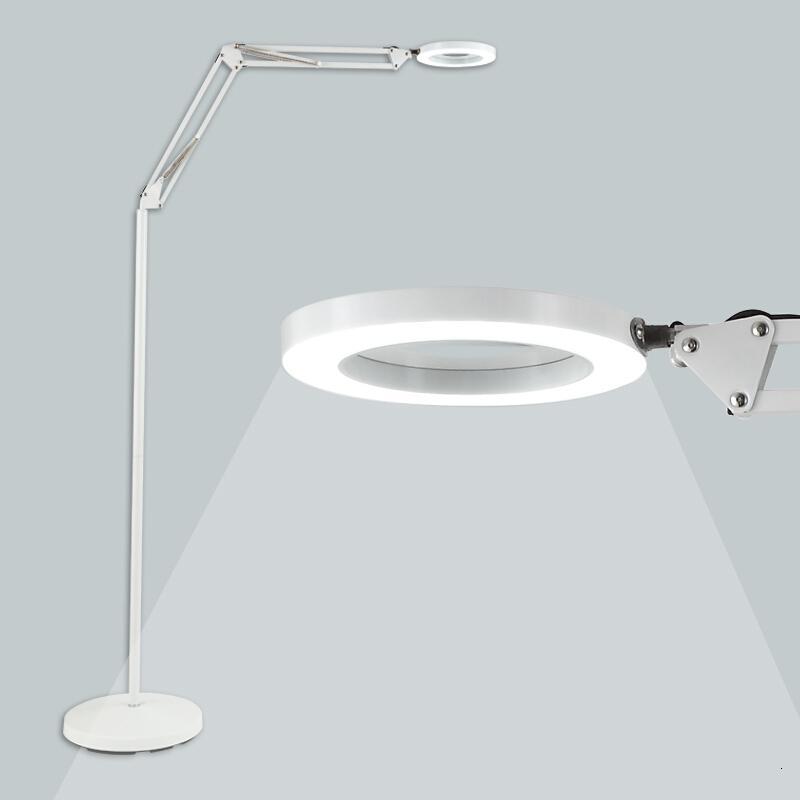 led纹绣灯美容灯美睫美甲纹身纹眉落地灯冷光放大镜立式微形手术台灯