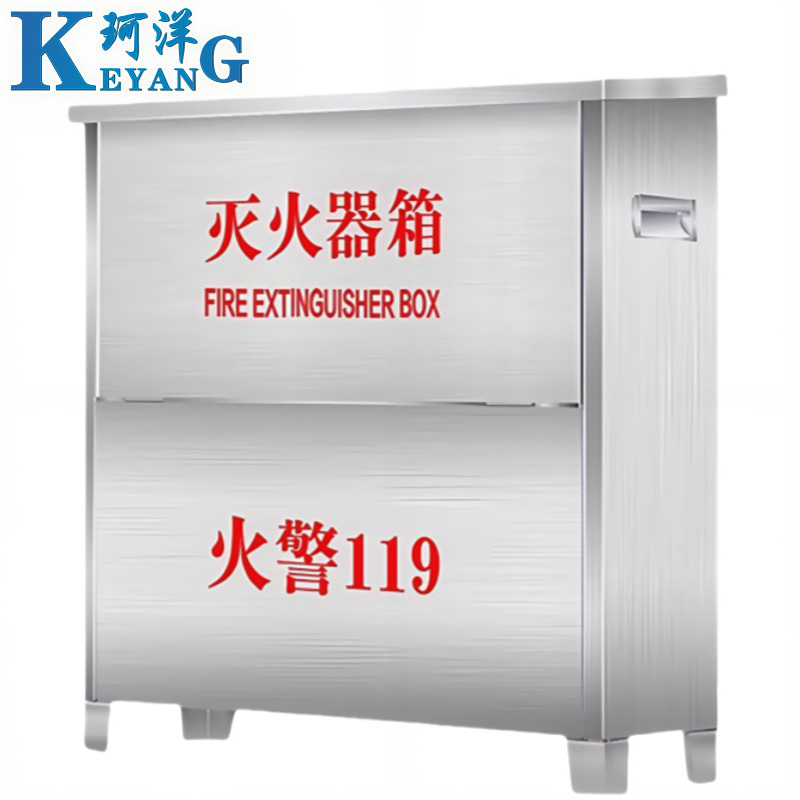 珂洋 不锈钢灭火器箱 8KG*4 个高清大图