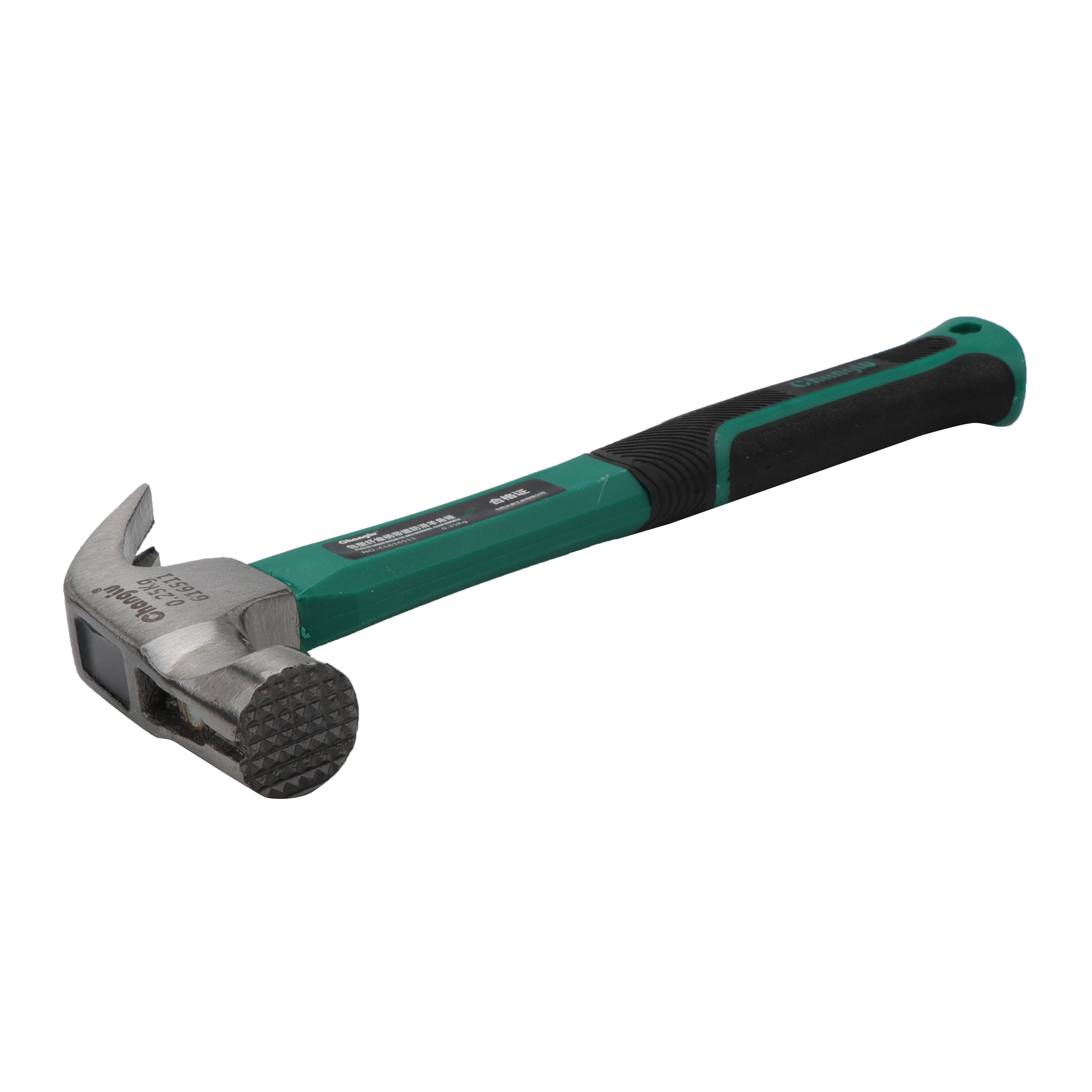 长鹿 纤维柄带磁防滑羊角锤 0.25KG高清大图