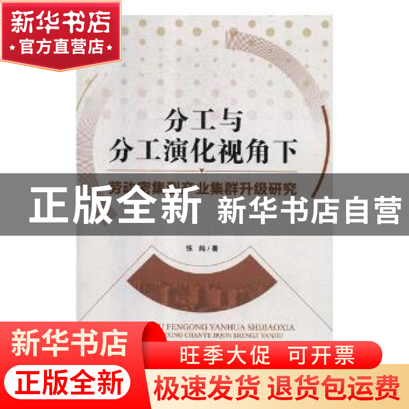 正版 分工与分工演化视角下劳动密集型产业集群升级研究 张纯 中高清大图