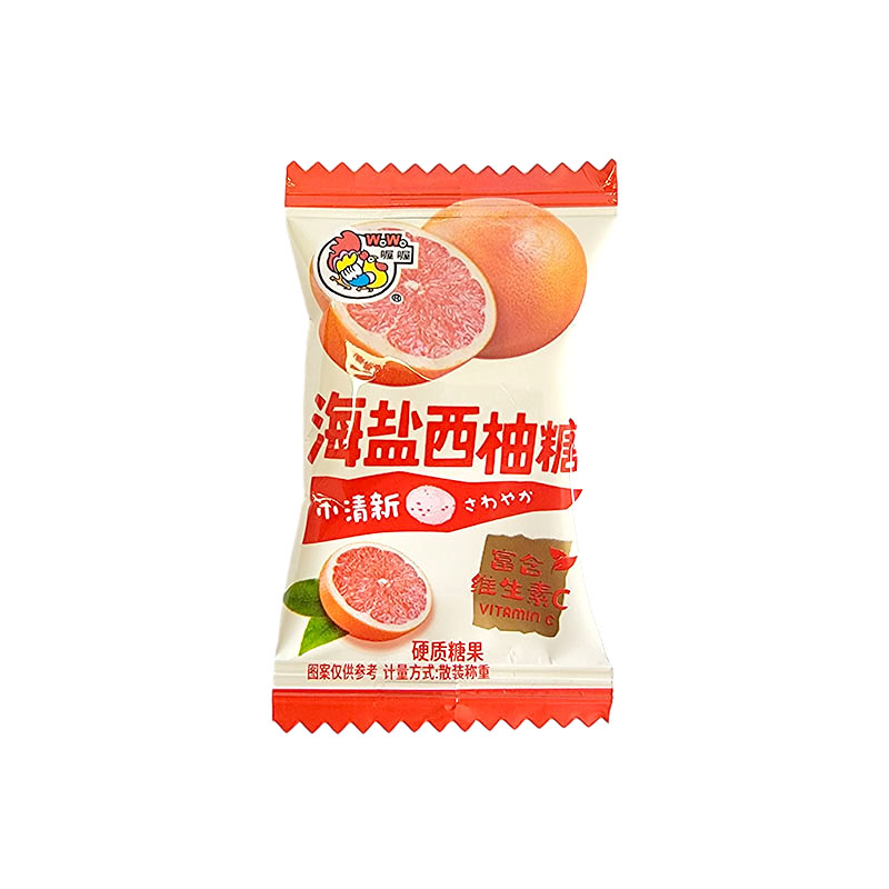 喔喔海盐夹心VC糖果味硬糖散装500g婚庆结婚喜糖伴手礼休闲零食品高清大图