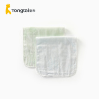 童泰(TONGTAI)婴儿毛巾0-6月新生儿宝宝浴巾擦脸巾纱布隔汗巾2块装孕婴童毛巾