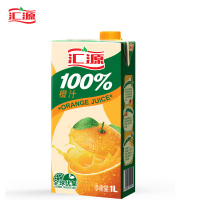 汇源 100%橙果汁1L*6盒 便携装 果汁饮料美味