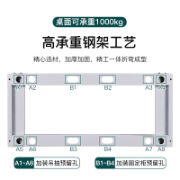 尔迈 重型钳工工作台防静电操作台工厂车间多功能维修工具台 2.1米 D款