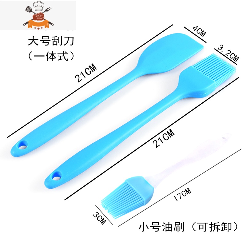 烘焙用硅胶毛刷烧烤油刷食品级面包蛋糕刷子可高温刮刀烙饼 敬平 小号油刷1支装(颜色随机)高清大图