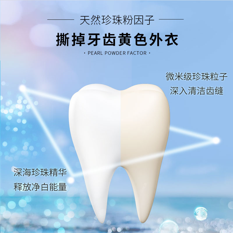 Saky/舒客牙膏套餐防蛀固齿美白舒敏养护去口气薄荷味鲜橙味留兰香 美白植萃120g*2+炭丝牙刷两支装*3