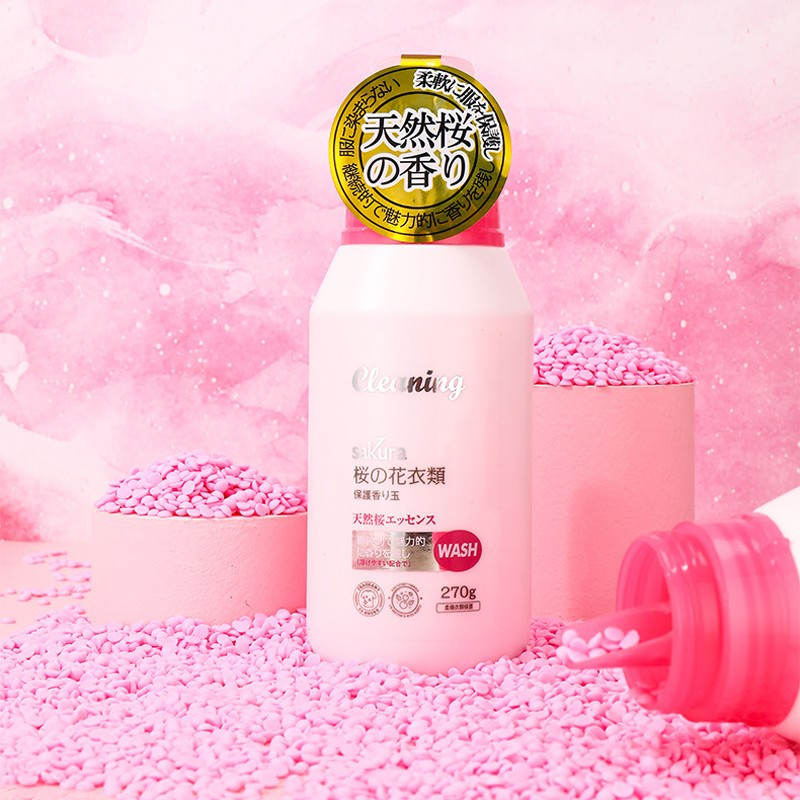 衣飞扬进口品日本小林樱花护衣留香珠270g
