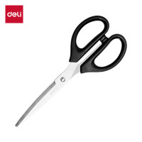 得力(deli) 160mm办公生活 家用剪刀 小剪子手工剪纸刀 办公用品 黑色6034