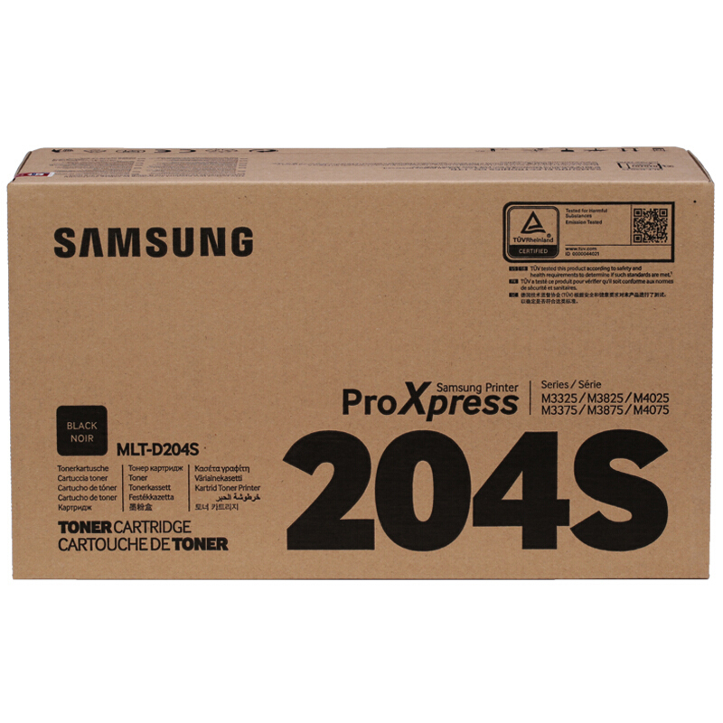 三星（SAMSUNG）MLT-D204S黑色粉盒(SU943A)(适用SL-M3325 M3825 M4025）高清大图