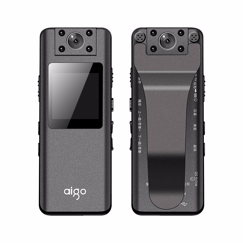 爱国者(aigo)DSJ-S11执法记录仪 4000万像素便携小型录音记录仪 32G高清大图