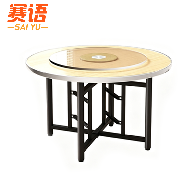 可折叠转盘餐桌高清大图