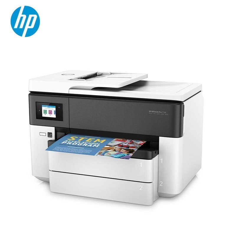惠普(HP)7740 A3彩色喷墨照片打印机一体机 A3自动双面打印高效办公 文档文件试卷打印 家用办公商用 手机无线wifi惠普打印机(打印复印扫描传真)替代7730 套餐三