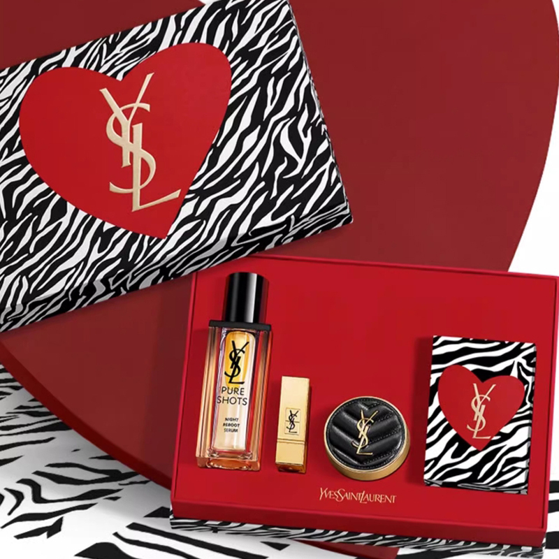 圣罗兰(ysl)七夕限定夜皇后礼盒 仙人掌花抗氧精萃透亮礼物送女友