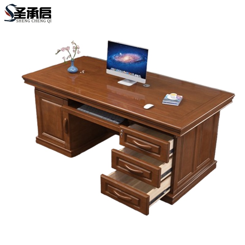 圣承启 办公班台 1.4米张高清大图