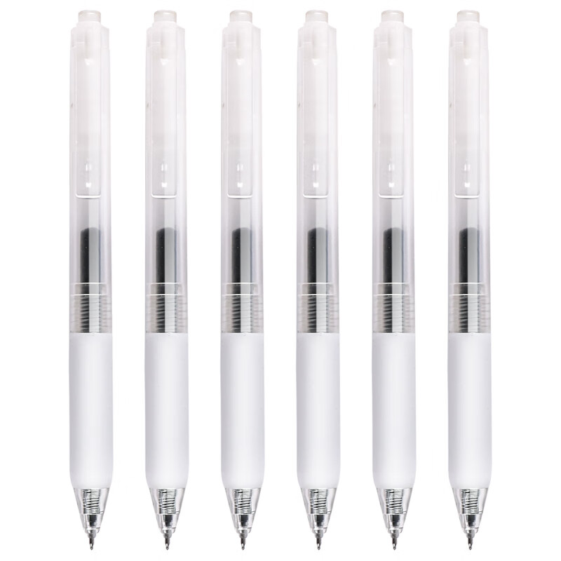 晨光 M&G 按动本味中性笔 AGPH7601 0.5mm (黑色) 12支/盒 盒