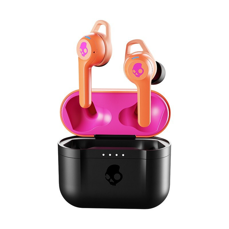 Skullcandy 骷髅头INDY EVO真无线蓝牙入耳式耳机 运动跑步健身耳机IPX55防水防汗 狂野橘(限量版