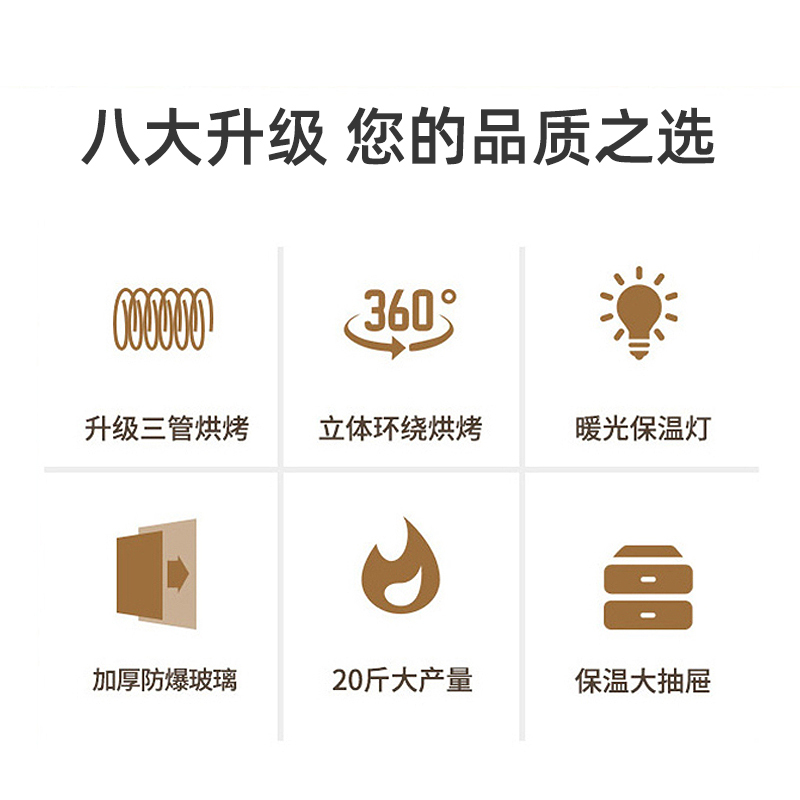 lecon/乐创 商用烤地瓜机全自动烤红薯机器 烤玉米电热炉街头摆摊 128型立式保温款不带led屏