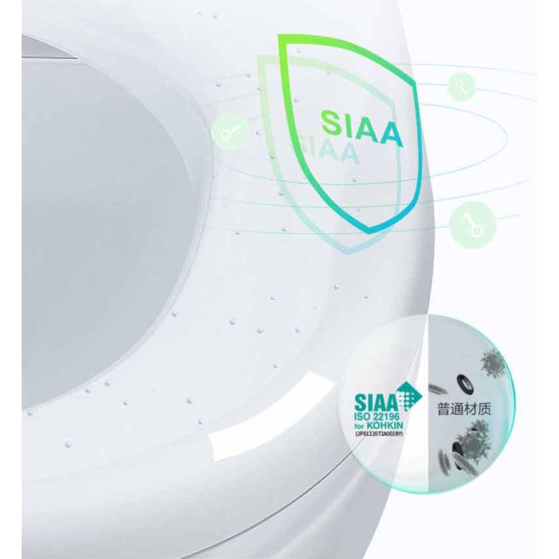 松下智能马桶盖全自动家用冲洗器暖风吹拂喷嘴自洁D型坐便器PK25D