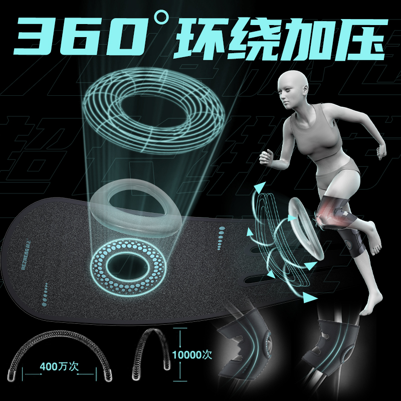 和正(HEZHENG) 护膝 <HZ-X10> 两只装高清大图