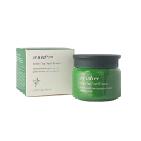 [打造亮泽肌肤]Innisfree 悦诗风吟 绿茶精萃 水分保湿 面霜 50ml/瓶 延缓氧化