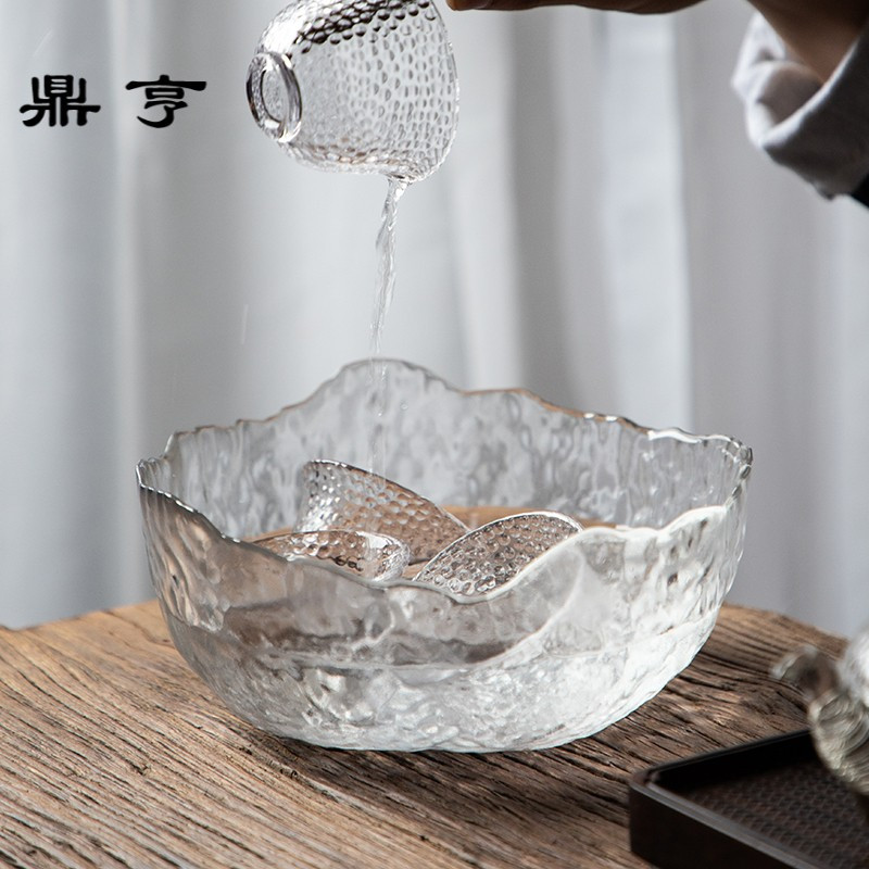 鼎亨日式玻璃功夫茶具耐高温侧把壶花茶泡茶壶红茶煮茶器简约透明